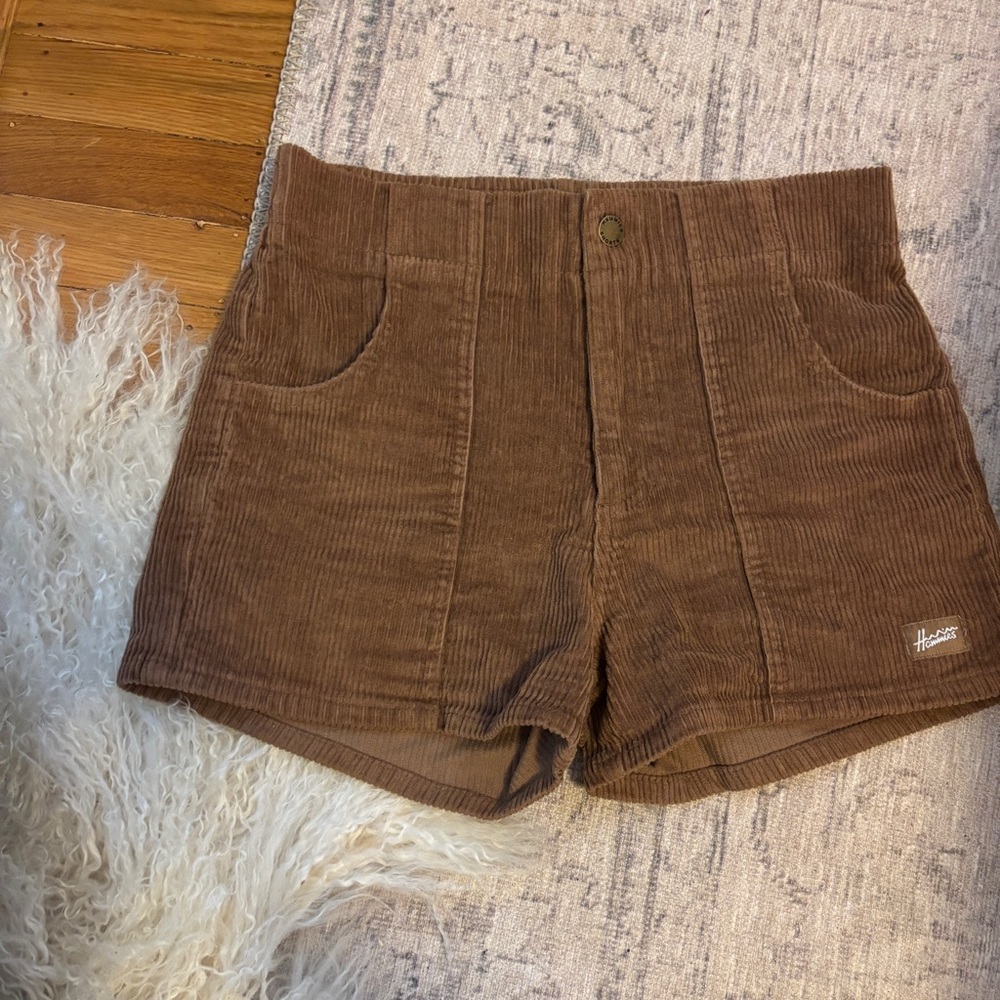 Hammies Brown Corduroy Shorts